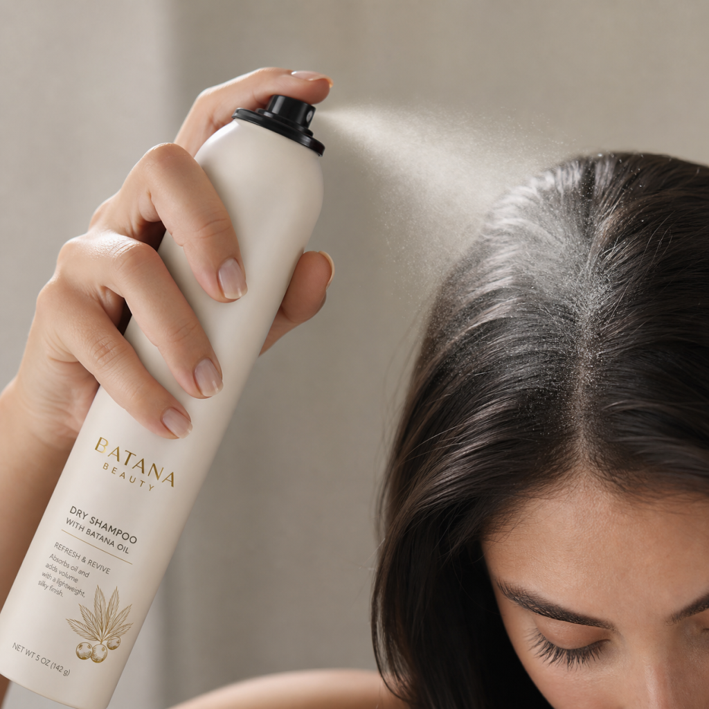 dry shampoo batana oil oily hair