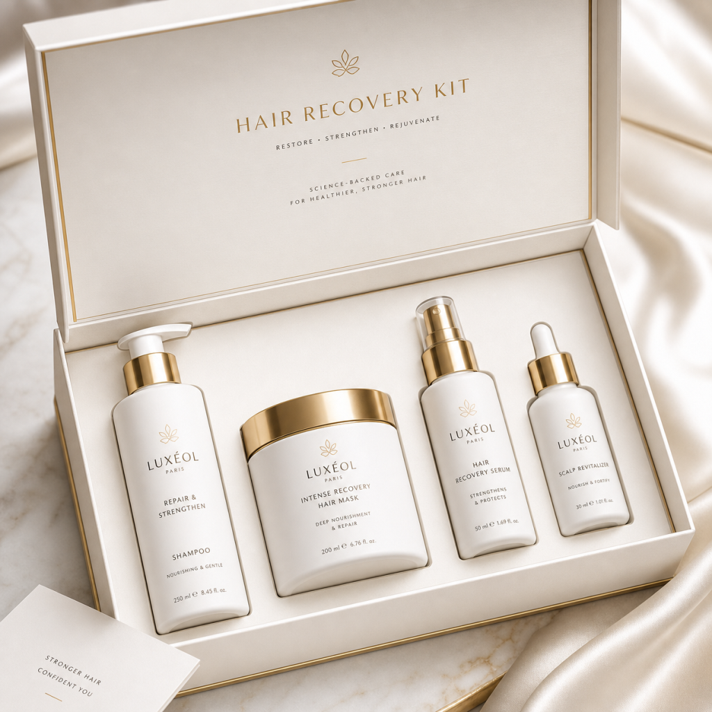 hair recovery kit damaged brittle hair
