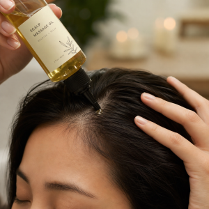 scalp massage oil healthier hair growth