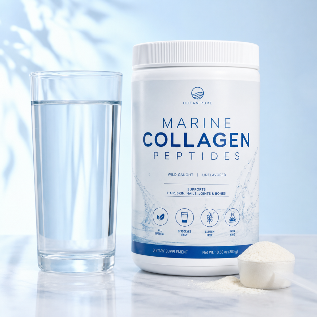 marine collagen supplement skin elasticity