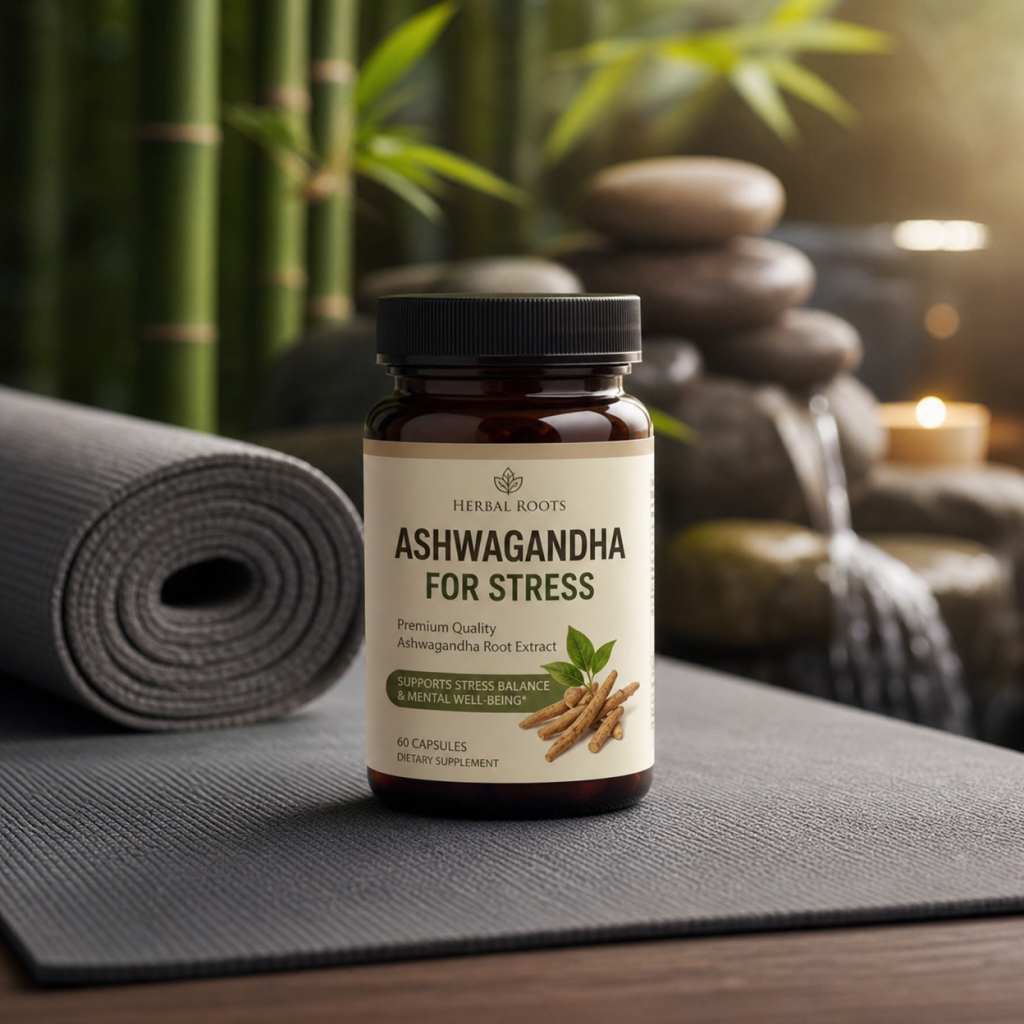 ashwagandha KSM-66 stress cortisol relief